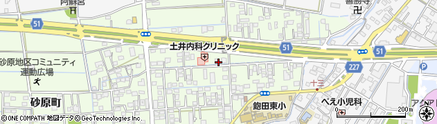 熊本県熊本市南区砂原町339周辺の地図