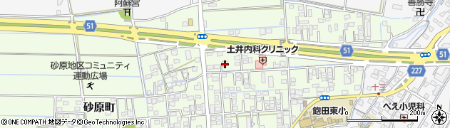 熊本県熊本市南区砂原町351周辺の地図