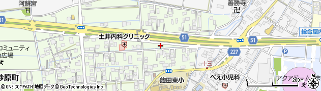 熊本県熊本市南区砂原町185周辺の地図