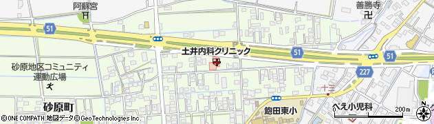 熊本県熊本市南区砂原町341周辺の地図