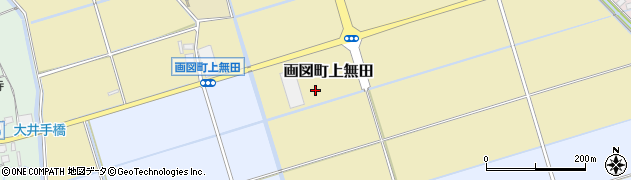 熊本県熊本市東区画図町大字上無田周辺の地図