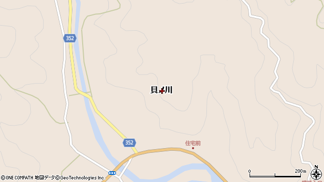〒787-0561 高知県土佐清水市貝ノ川の地図