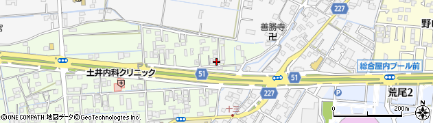 熊本県熊本市南区砂原町215周辺の地図