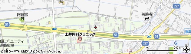 熊本県熊本市南区砂原町196周辺の地図