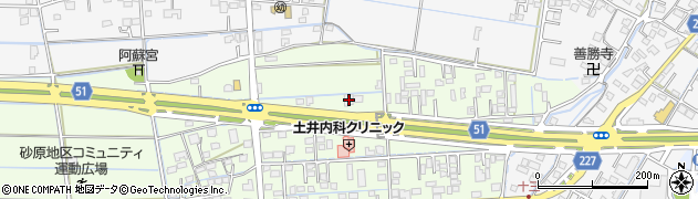 熊本県熊本市南区砂原町328周辺の地図