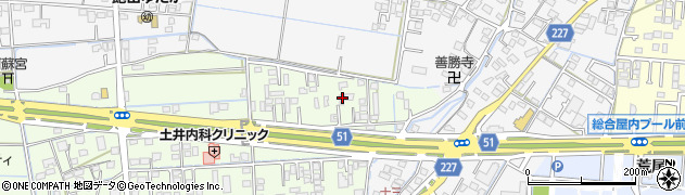 熊本県熊本市南区砂原町211周辺の地図