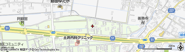 熊本県熊本市南区砂原町259周辺の地図