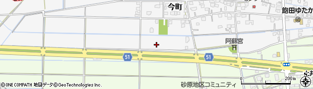 熊本港線周辺の地図