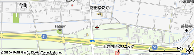 熊本県熊本市南区砂原町277周辺の地図