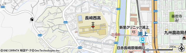 長崎県長崎市竹の久保町周辺の地図