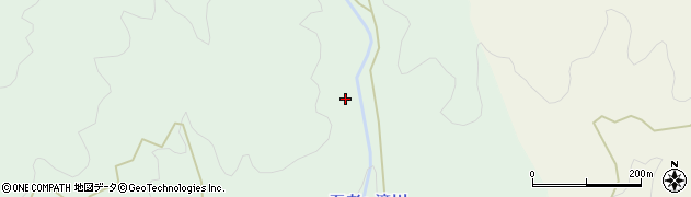 五老ケ滝川周辺の地図