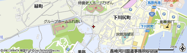 長崎県島原市緑町8193周辺の地図