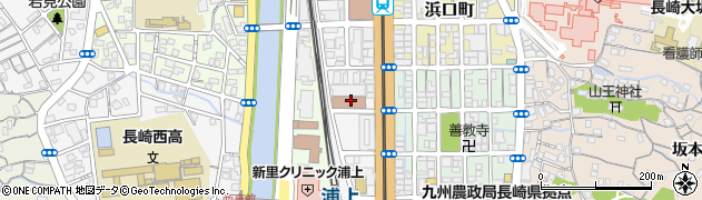 長崎県長崎市川口町周辺の地図