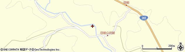 熊本県上益城郡山都町長谷1594周辺の地図
