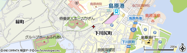 長崎県島原市緑町7968周辺の地図