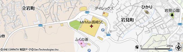 ＭｒＭａｘ長崎ショッピングセンター周辺の地図