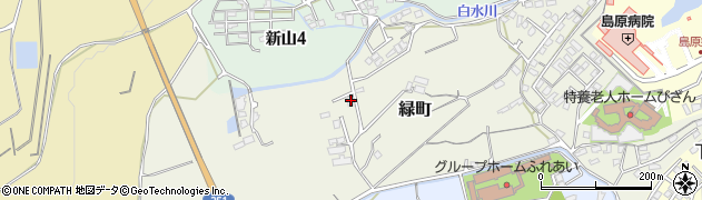長崎県島原市緑町9180周辺の地図