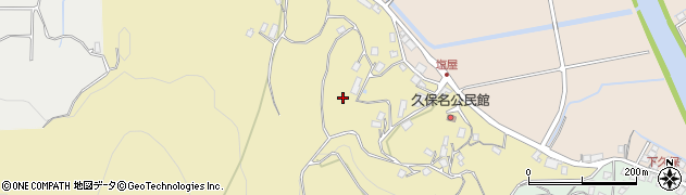 長崎県諫早市飯盛町久保周辺の地図