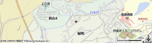 長崎県島原市緑町9166周辺の地図
