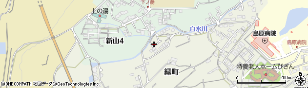 長崎県島原市緑町9149周辺の地図