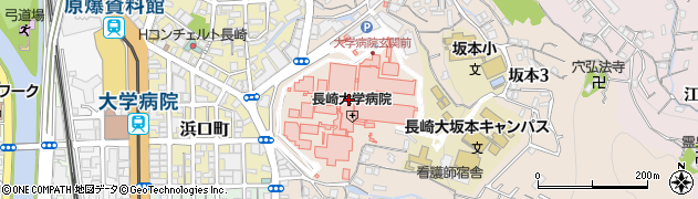 長崎大学　福島未来創造支援研究センター周辺の地図