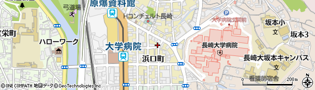 大阪屋 浜口本店周辺の地図