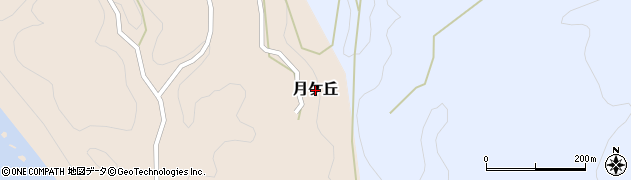 高知県大月町（幡多郡）月ケ丘周辺の地図