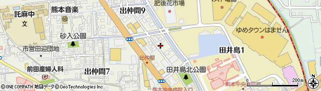 積水ハウス株式会社　九州南カスタマーズセンター熊本オフィス周辺の地図