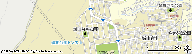 長崎県長崎市城山台周辺の地図