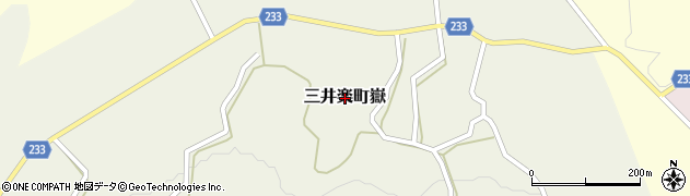 長崎県五島市三井楽町嶽周辺の地図