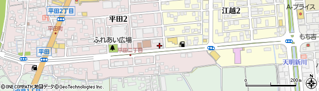 一建設株式会社　熊本営業所周辺の地図