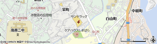 エレナ島原栄町店周辺の地図