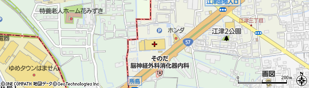 ホームプラザナフコ江津店周辺の地図