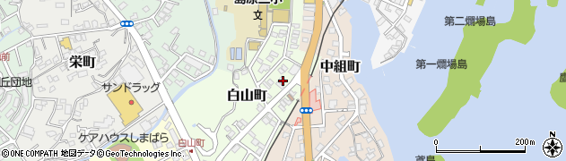 山下医科器械株式会社　島原営業所周辺の地図