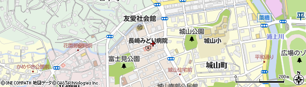 長崎県長崎市富士見町周辺の地図