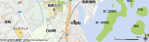 長崎県島原市中組町304周辺の地図