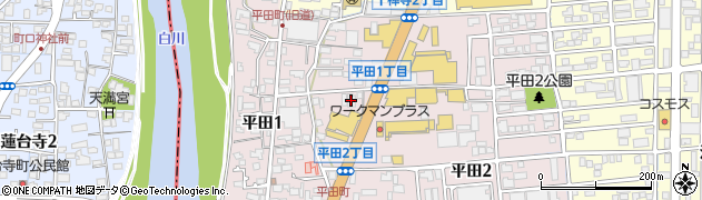 三洋工業株式会社　熊本営業所周辺の地図