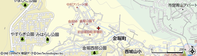 長崎県長崎市金堀町周辺の地図