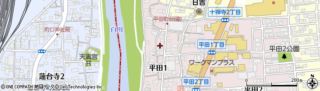 平田町公園周辺の地図