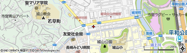 長崎県長崎市城栄町15-5周辺の地図