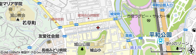 長崎県長崎市城栄町12-4周辺の地図