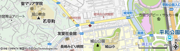 長崎県長崎市城栄町15-16周辺の地図