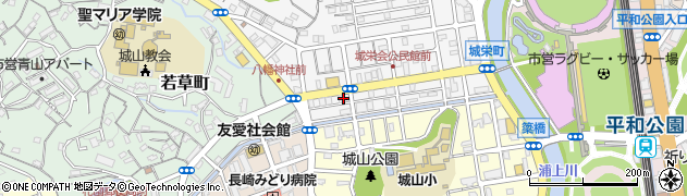 長崎県長崎市城栄町15-17周辺の地図