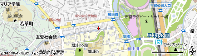 長崎県長崎市城栄町12-2周辺の地図
