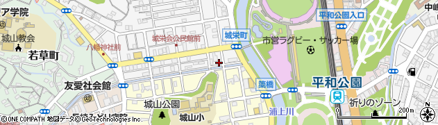 長崎県長崎市城栄町11-1周辺の地図