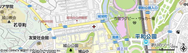 長崎県長崎市城栄町11周辺の地図