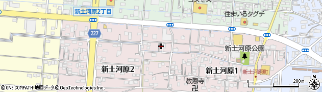 熊本県熊本市西区新土河原2丁目6-13周辺の地図