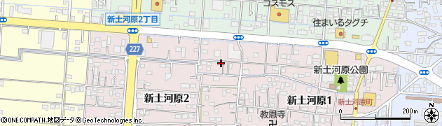 熊本県熊本市西区新土河原2丁目6-16周辺の地図