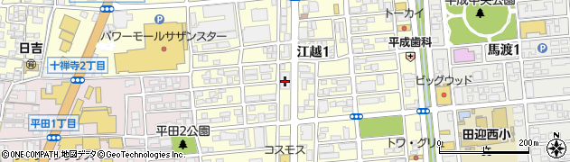西松屋熊本江越店周辺の地図