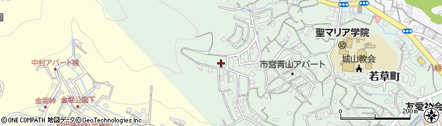 青城公園周辺の地図